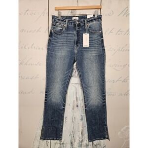 NWT Artemis Vintage‎ Modern Boot Cut Jeans 13/30 Blue High Rise Side Slit Denim